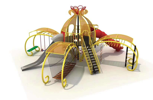 小區無動力滑梯